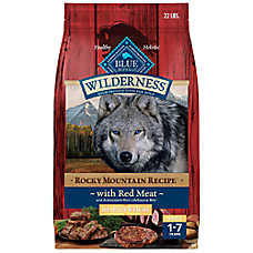 Blue Buffalo Wilderness Rocky Mountain Recipe High Protein Healthy Weight Dry Dog Food - Red Meat