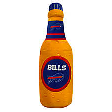 Pets First Buffalo Bills Plush Bottle Dog Toy