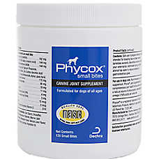 Dechra Phycox Dog Small Bites Advanced Joint Health Supplement with Glucosamine, Small Bites, 120 Ct