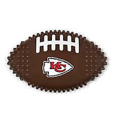 Kansas City Chiefs Hard Nylon Football Dog Chew Toy