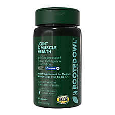 Rooted Owl? Dog Hip & Joint & Muscle Supplement for Medium & Large Dogs, Capsules, 30 Ct
