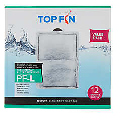 Top Fin? Large Power Filter Cartridges - Fish Tank Filter Cartridges - 12 Count