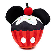 Buckle-Down Mickey Mouse Cupcake Plush Dog Toy