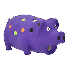 Multipet? Globlet Pig Dog Toy Purple