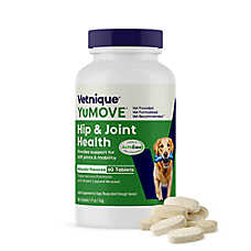 YuMOVE Dog Hip & Joint Supplement with Green Lipped Mussel, Chewable Tablets, 60 or 120 Count