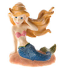 Top Fin? Mermaid Aquarium Ornament - Fish Tank Decor - Small