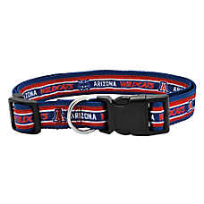 Pets First NCAA University of Arizona Satin Dog Collar