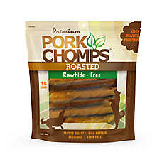 Pork Chomps 6" Roasted Twists 15 CT 1 LB