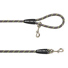 Arcadia Trail? Reflective Multi-Use Rope Dog Leash, Grey, 15-ft long
