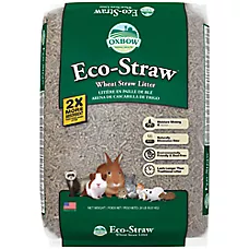 Oxbow Eco-Straw Pelleted Wheat Straw Small Animal Litter - Rabbit - Guinea Pig - Ferret - 20 Lb
