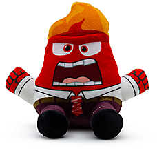 Buckle-Down Inside Out Anger Plush Dog Toy