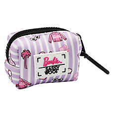 Sassy Woof Dog Waste Bag Holder, Barbie Icon Bag Holder W/ Carabiner Clip For Convenient Access