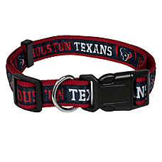 Pets First NFL Houston Texans Satin Dog Collar