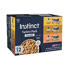 Instinct? Adult Wet Cat Food - Flaked, Variety Pack, 12 ct., 2.2 Lb.