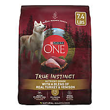 Purina ONE True Instinct High Protein Dry Dog Food - Natural, Turkey & Venison
