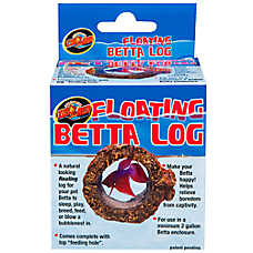 Zoo Med Floating Betta Log Betta Shelter & Fish Tank Decor