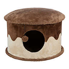 TRIXIE 12-in Cat Cave, Brown & Beige