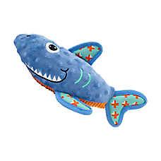 KONG? Tropics Rattlez Shark Dog Toys