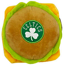 Pets First Boston Celtics Plush Hamburger Dog Toy