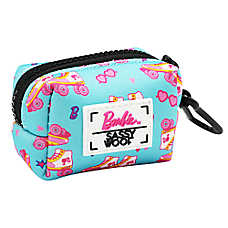 Sassy Woof Dog Waste Bag Holder, Barbie On A Roll Bag Holder W/ Carabiner For Convenient Access