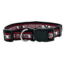 Pets First NCAA South Carolina Satin Dog Collar