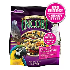 Brown's® Encore® Premium Chunky Parrot & Macaw Food - Daily Diet