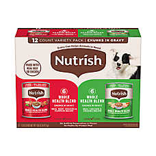 Rachael Ray Nutrish Adult Wet Dog Food - 13 Oz., 12 Count, Variety Pack