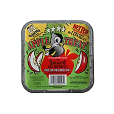C&S Apple Treat Wild Bird Suet Bird Food Apple Suet Cake