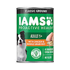 Iams Proactive Health Classic Ground Chicken & Rice Adult Wet Dog Food 13 oz. Can