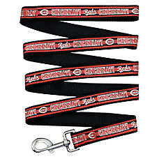 Pets First MLB Cincinnati Reds Satin Dog Leash