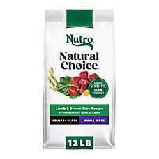 Nutro Natural Choice&trade; Small Bites Adult Dry Dog Food - Lamb & Brown Rice