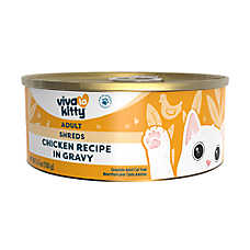 Viva La Kitty Adult Cat Wet Food - Shreds in Gravy, 5.5 Oz