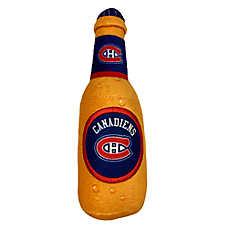 Pets First Montreal Canadiens Plush Bottle Dog Toy
