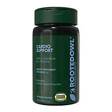 Rooted Owl Dog Cardio Support Capsules Supplement, Heart Care with L-Taurine & L-Carnitine, 60 CT
