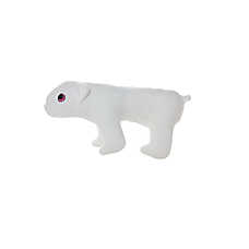 MIGHTY JR Arctic Polar Bear Dog Toy