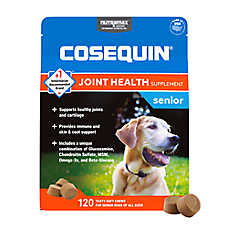 Nutramax? Cosequin? Senior Dog Joint Health Supplement with Glucosamine, Soft Chews, 120 Count