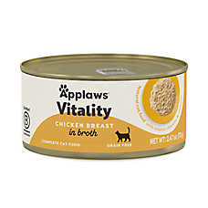 Applaws Vitality Adult Cat Wet Food - Grain Free, in Broth, 2.47 Oz