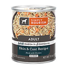 Simply Nourish Skin & Coat Recipe Adult Dog Food - Chicken, 10 OZ