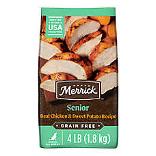 Merrick? Grain Free? Senior Dry Dog Food - Natural, Chicken & Sweet Potato