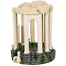 Top Fin® Roman Sanctuary Bubbler Aquarium Ornament - Fish Tank Decor, Aeration Decor - Large