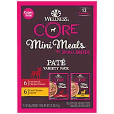 Wellness? CORE? Mini Meals Small Breed Pate All Life Stage Wet Dog Food - Variety Pack