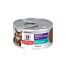 Hill's Science Diet Sensitive Stomach & Skin Cat Food - Tuna & Vegetable Entree
