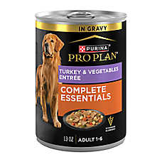 Purina Pro Plan Complete Essentials Adult Wet Dog Food - Turkey & Vegetables, 13 oz