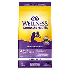 Wellness? Complete Health Indoor Healthy Weight Adult Cat Food - Grain Free, Chicken & Turkey