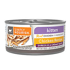 Simply Nourish? Shreds in a Creamy Sauce Kitten Wet Cat Food - Natural, With Grain
