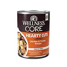 Wellness? CORE? Hearty Cuts Wet Dog Food - Grain Free, Chicken & Turkey