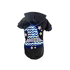 Pet Life Halloween LED Lighting Magical Hat Hooded Dog & Cat Sweatshirt
