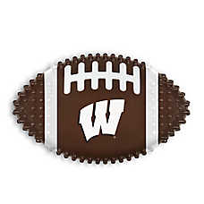 Wisconsin Hard Nylon Football Dog Chew Toy