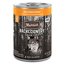 Merrick? Backcountry? Grain Free Premium Adult Wet Dog Food - Natural, 12.7 oz