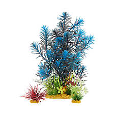 Top Fin? Artificial Aqaurium Plant Variety Pack - Fish Tank Plant Decor - Up to 9 in